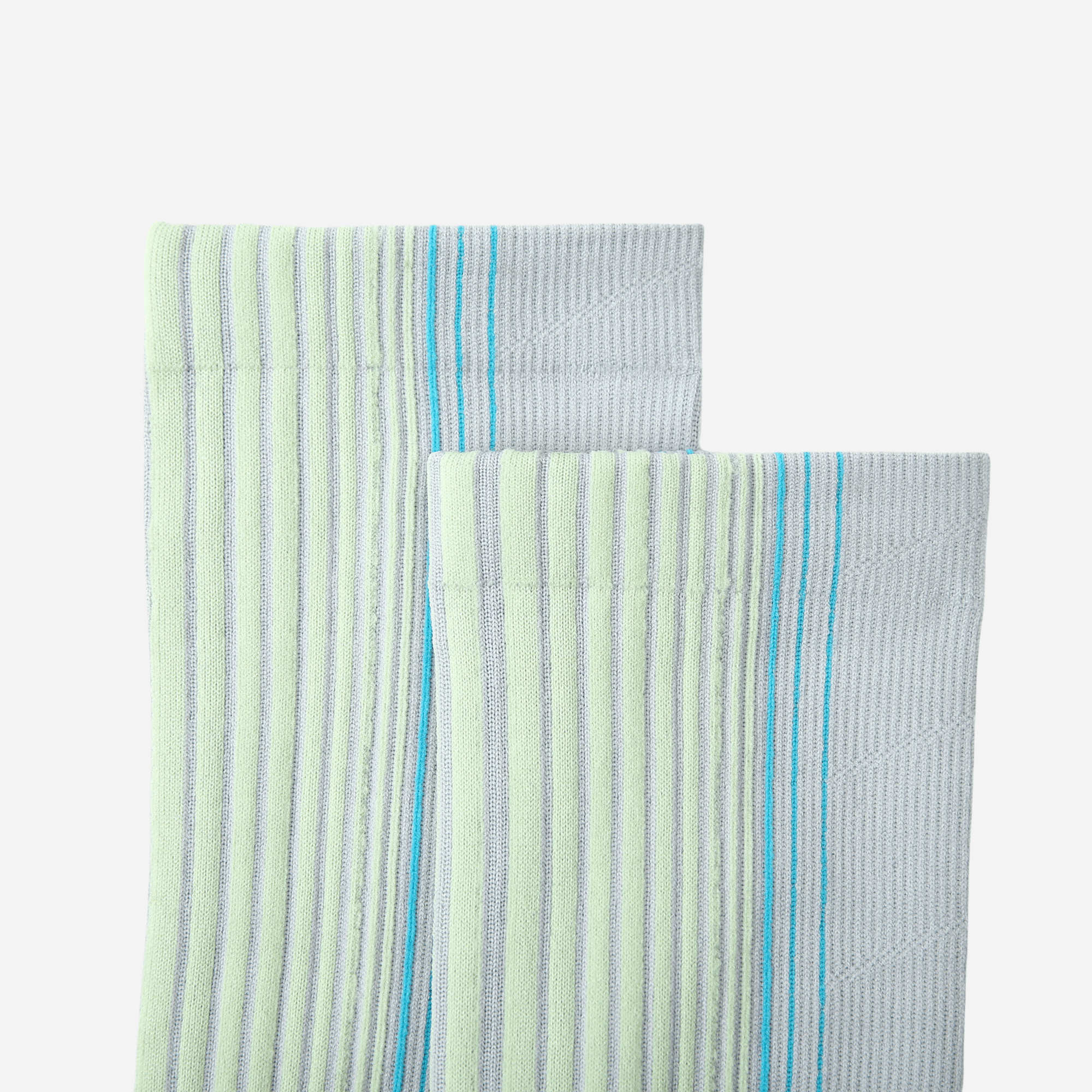 Women's Performance Knee-High Hiking Socks - Grey & Neon Volt