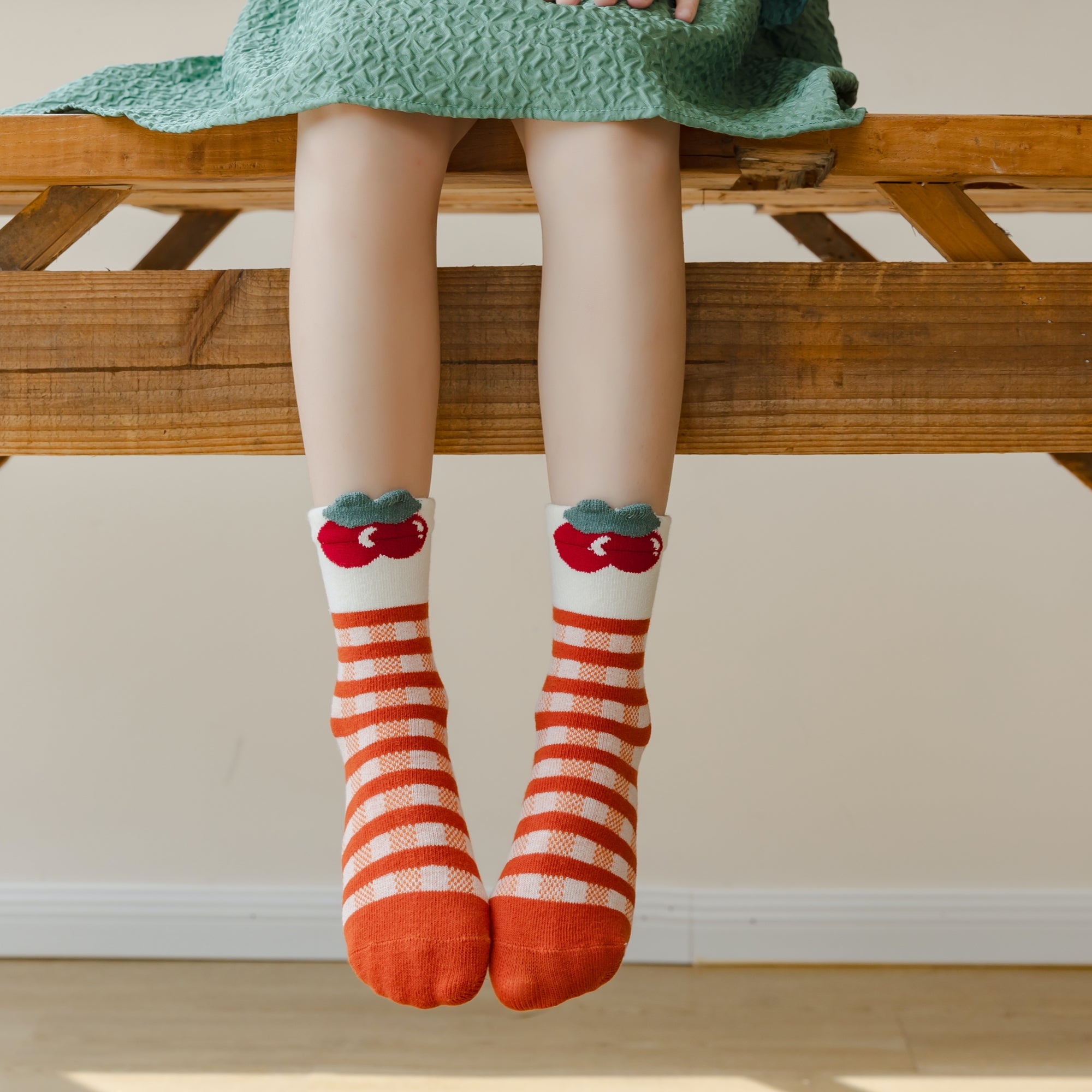 Kid's Girls' Autumn Character Crew Socks - 5 Pairs