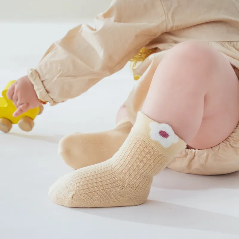 Babies Garden Party Socks-3 Pairs