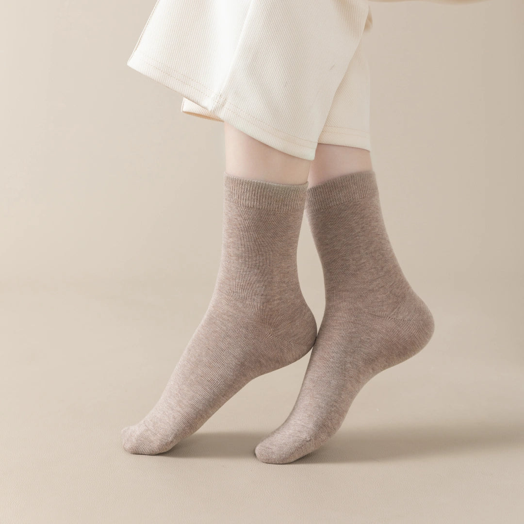 Smooth Knit Cotton Crew