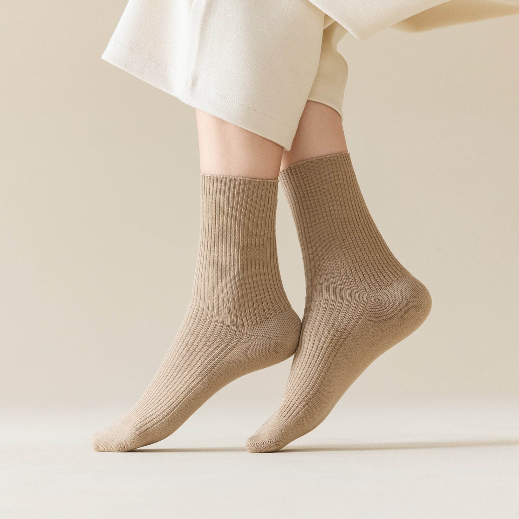 Women's Chunky Rib-Knit Slouch Socks - 5 Pairs - Weavasocks