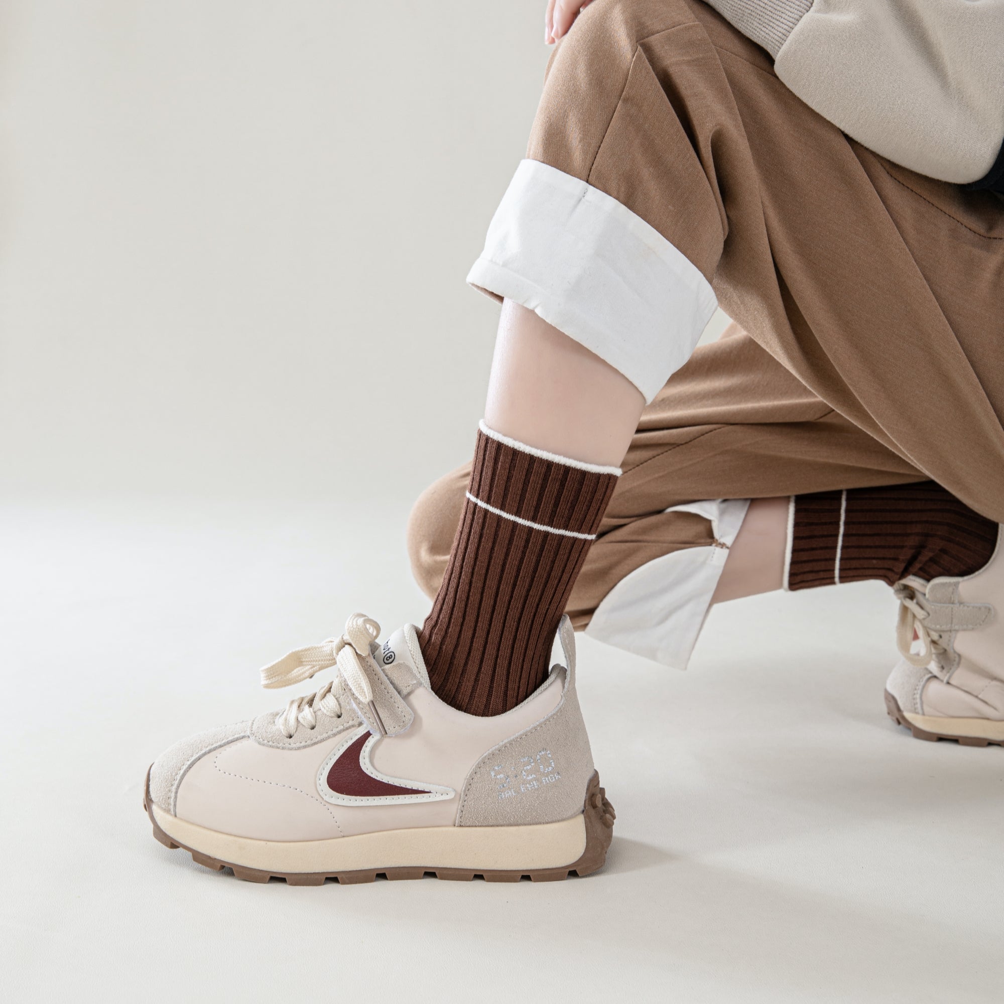 Kid's Modern Basic Crew Socks - 3 Pairs