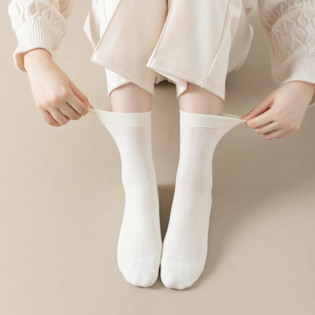 Smooth Knit Cotton Crew