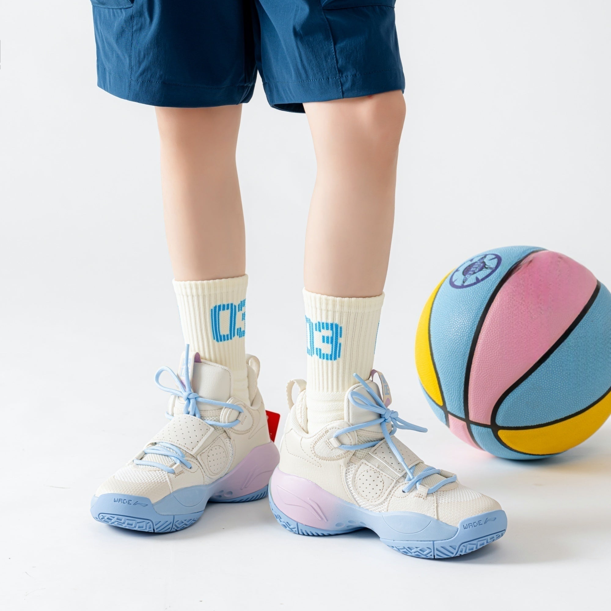 Kid's Active Performance Crew Socks - 3 Pairs