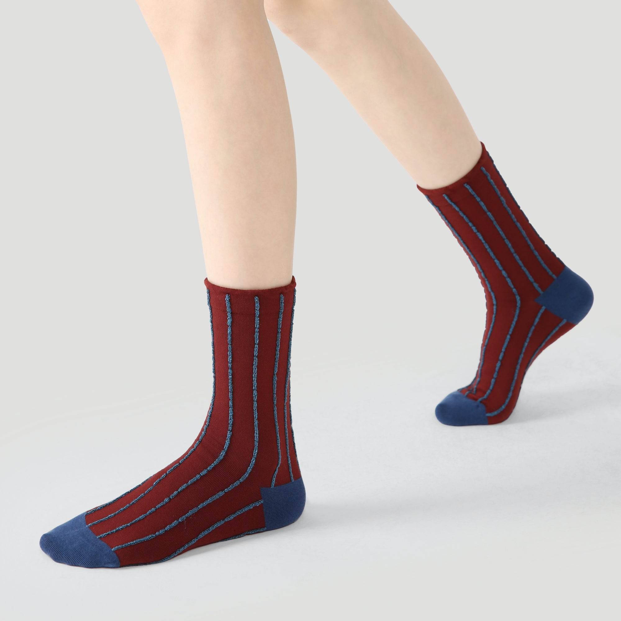 Women's Romantic & Eclectic Crew Socks - 3 pairs