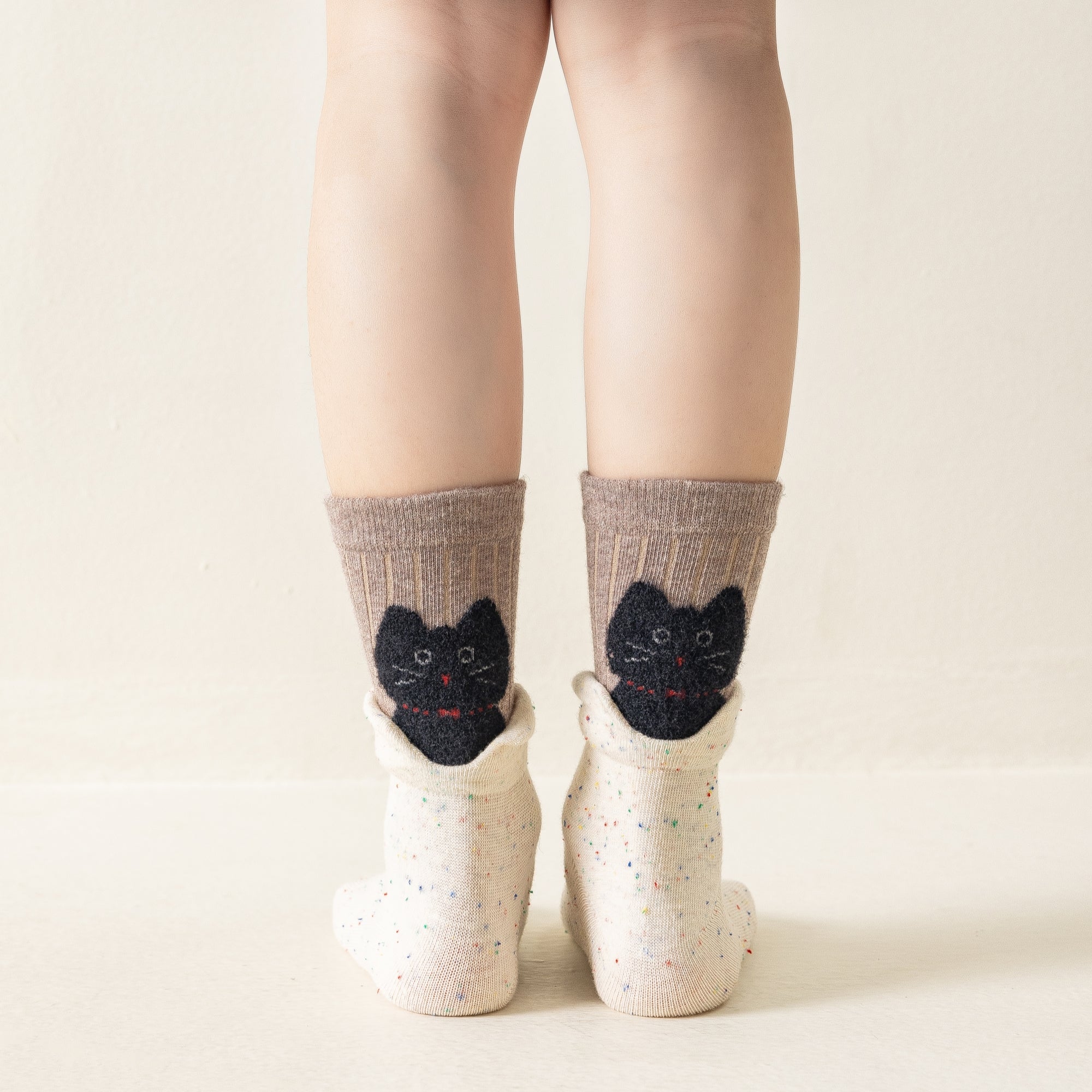 Kid's Peeking Pets Crew Socks - 4 Pairs