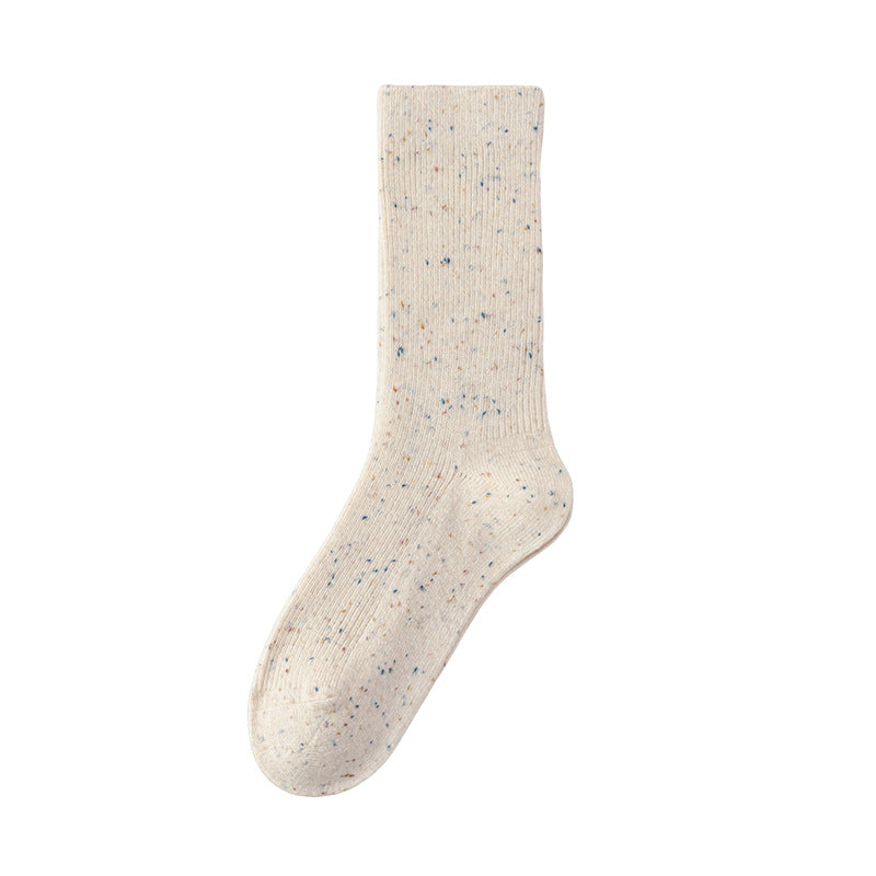 Confetti Ribbed Knit Socks