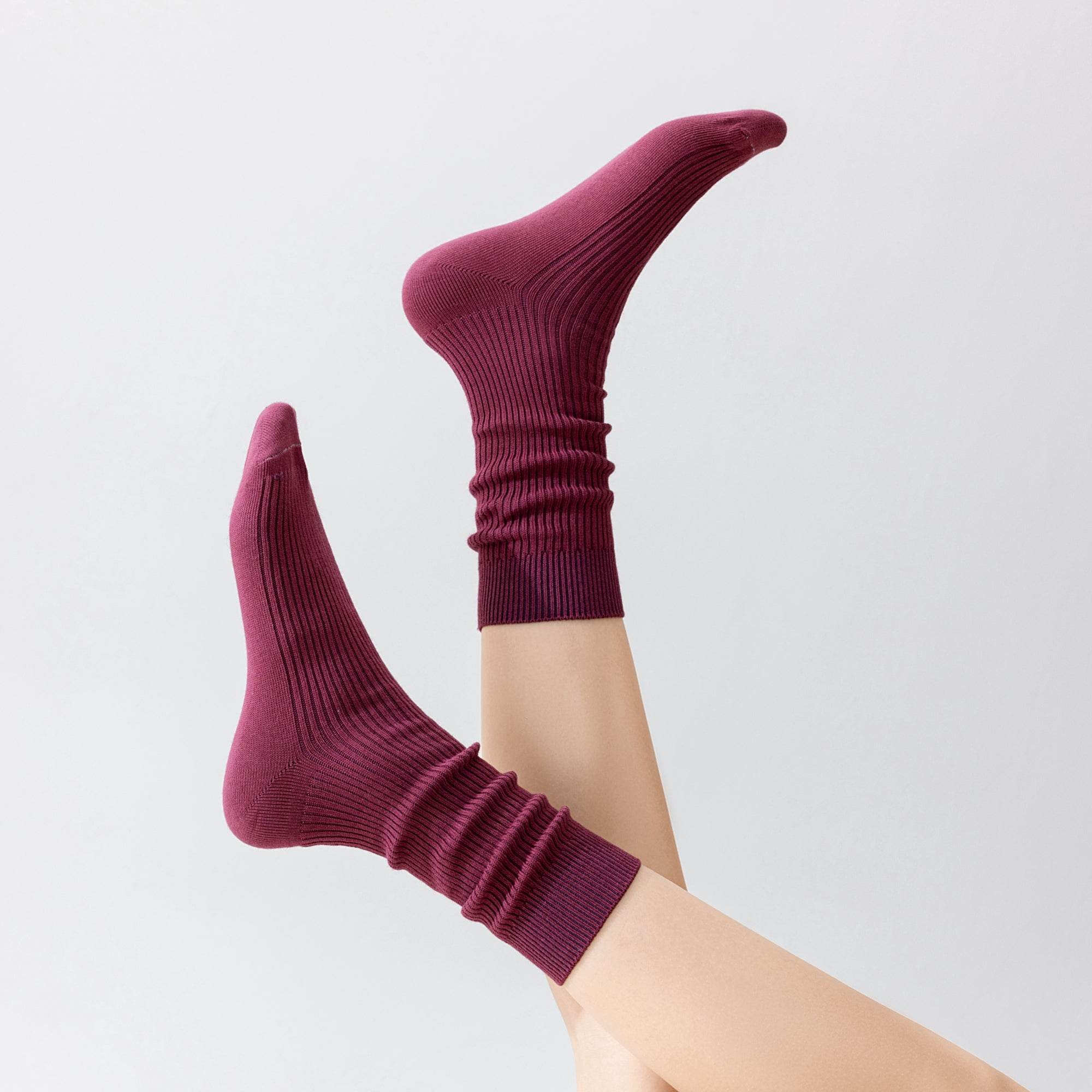 Women's Soft Slouch Ribbed Socks - Single Pair - Weavasocks