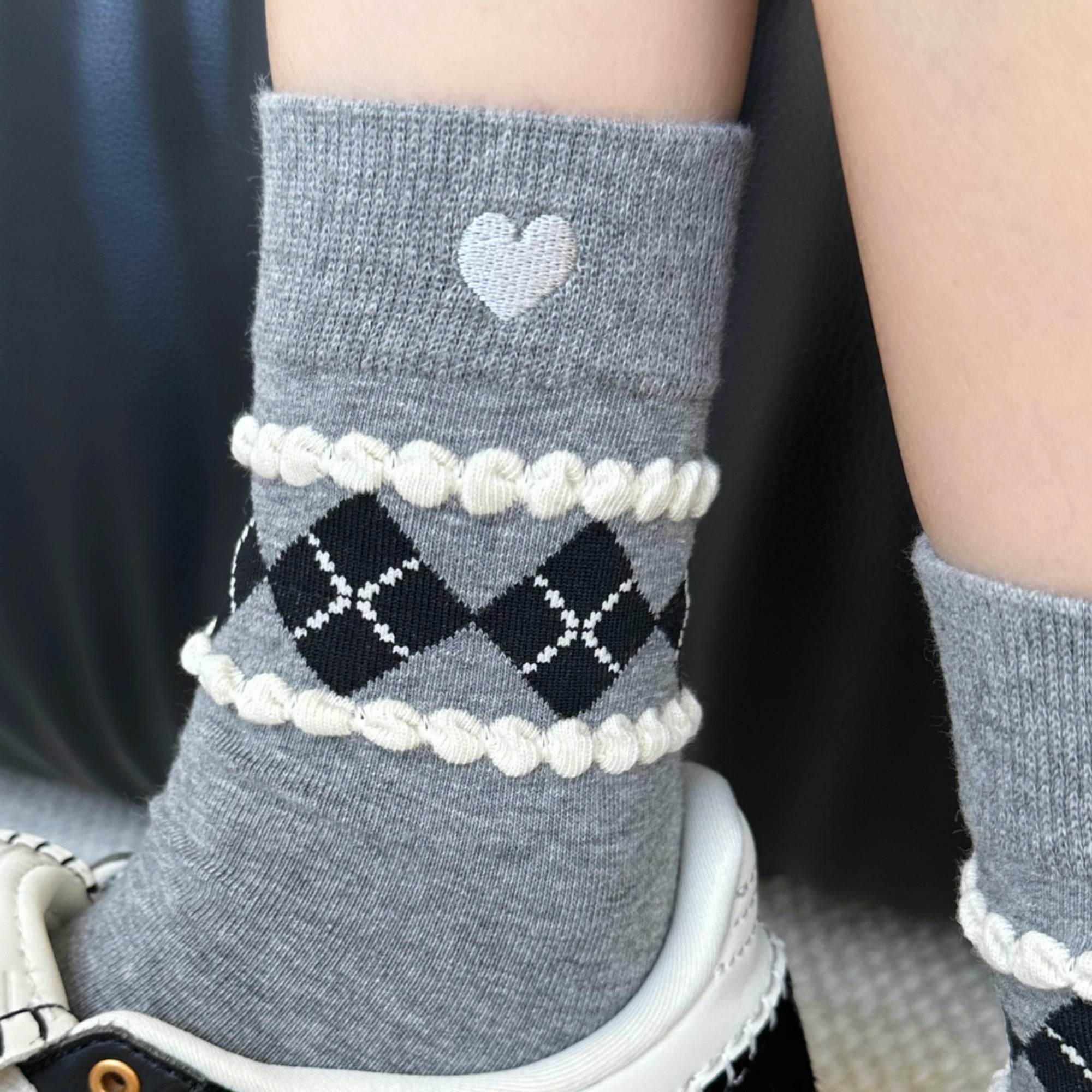 Women's Coquette Aesthetic Crew Socks - Single Pair