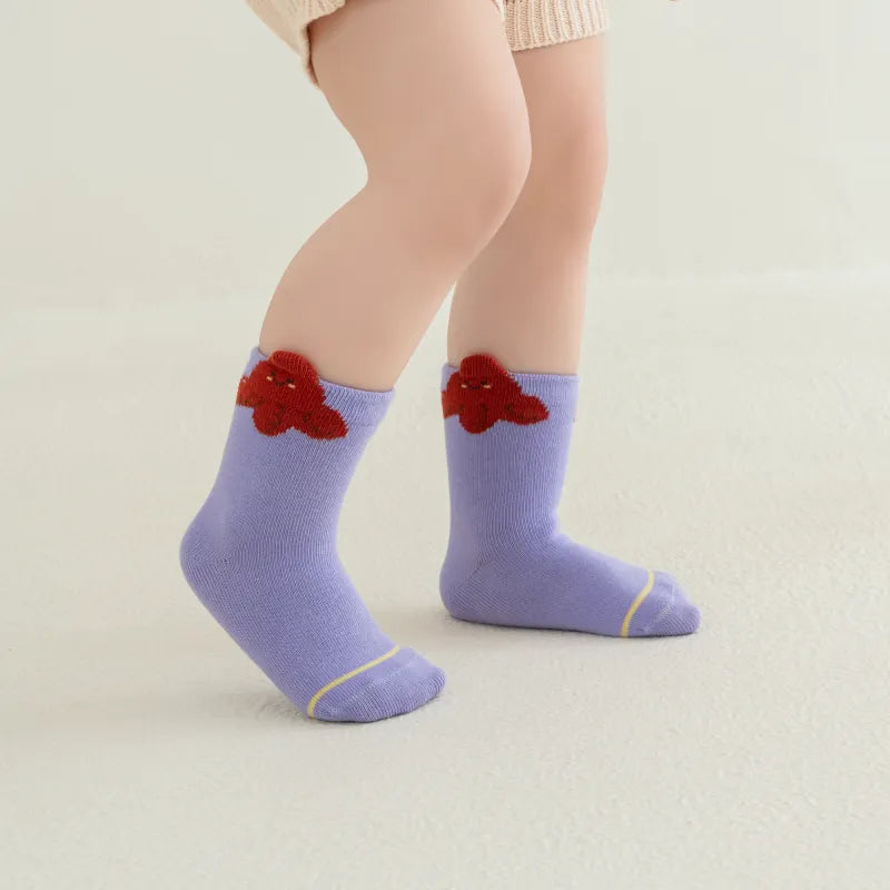 Babies Octopus'S Garden Socks-3 Pairs