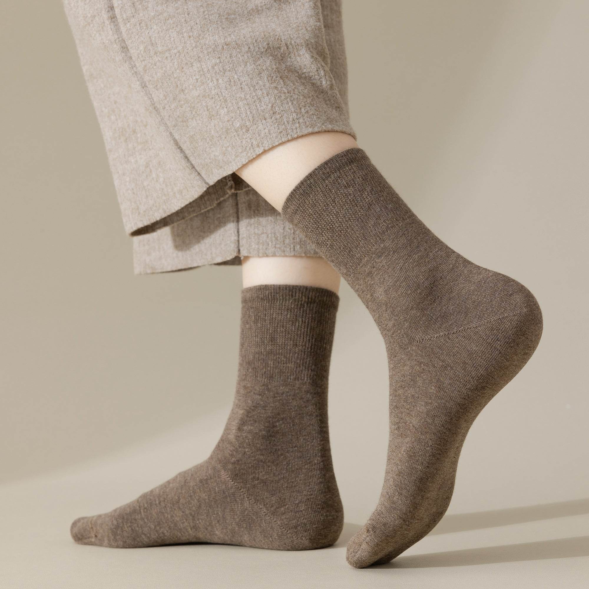 Women's Cozy Heathered Crew Socks - 3 Pairs - Weavasocks