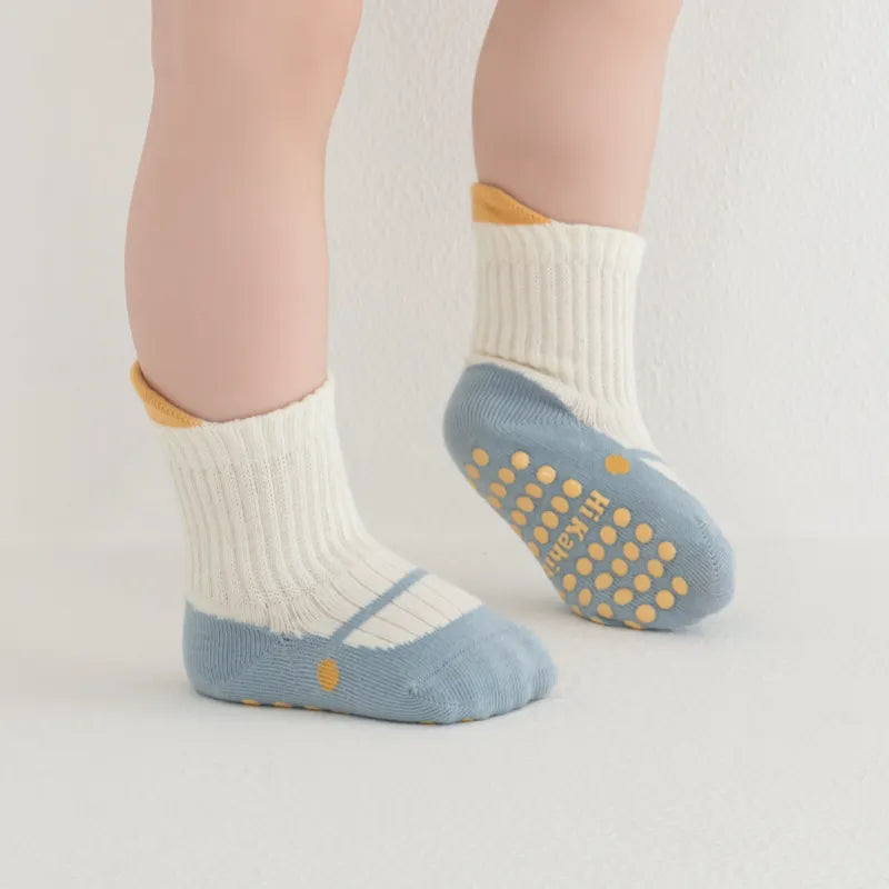 Babies Joyful Grip Socks-3 Pairs