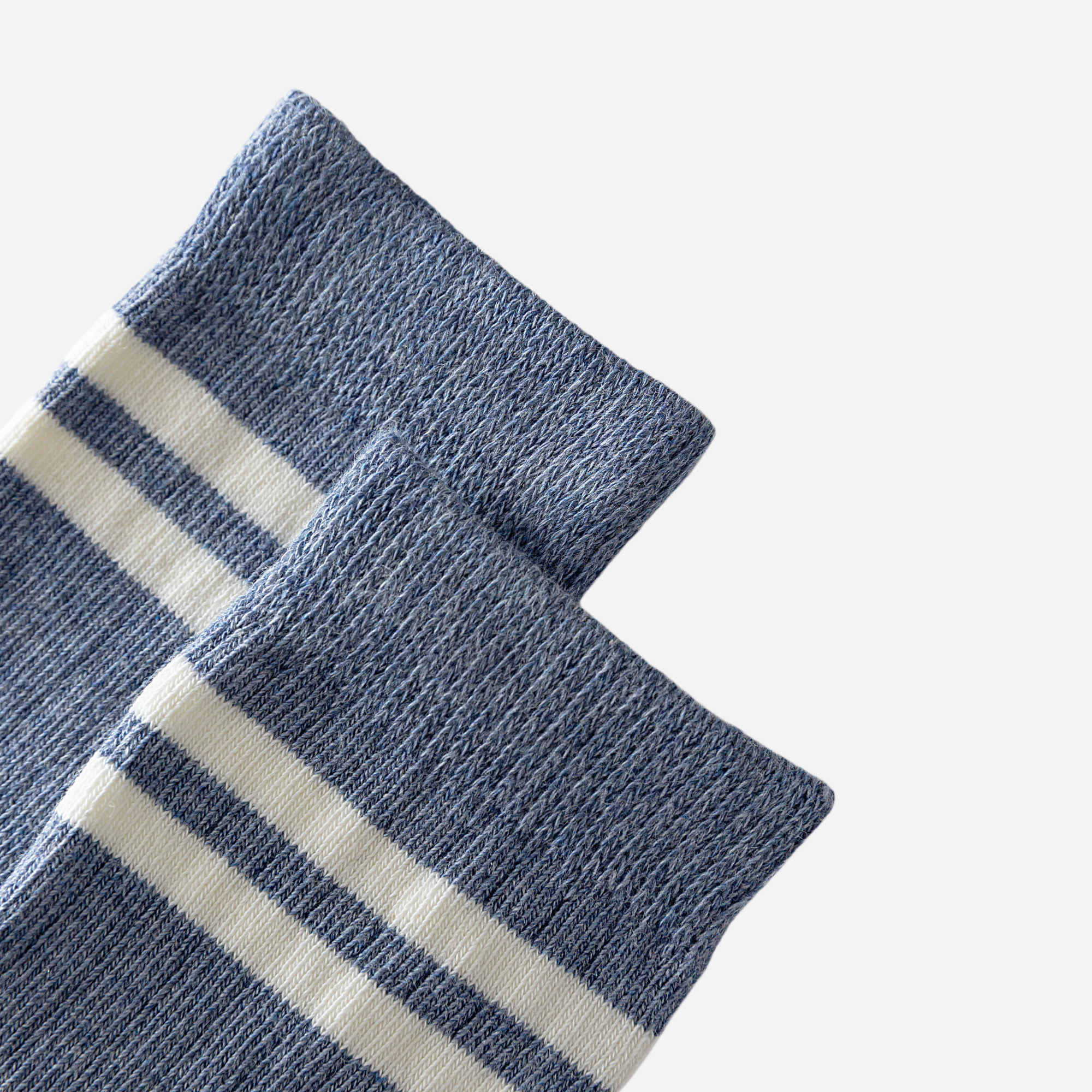 Kid's Classic Stripe Ribbed Crew Socks - 5 Pairs