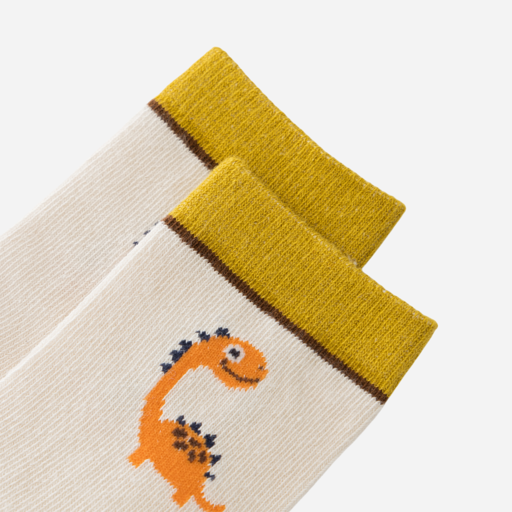 Kid's Retro Dinosaur Crew Socks - 5 Pairs