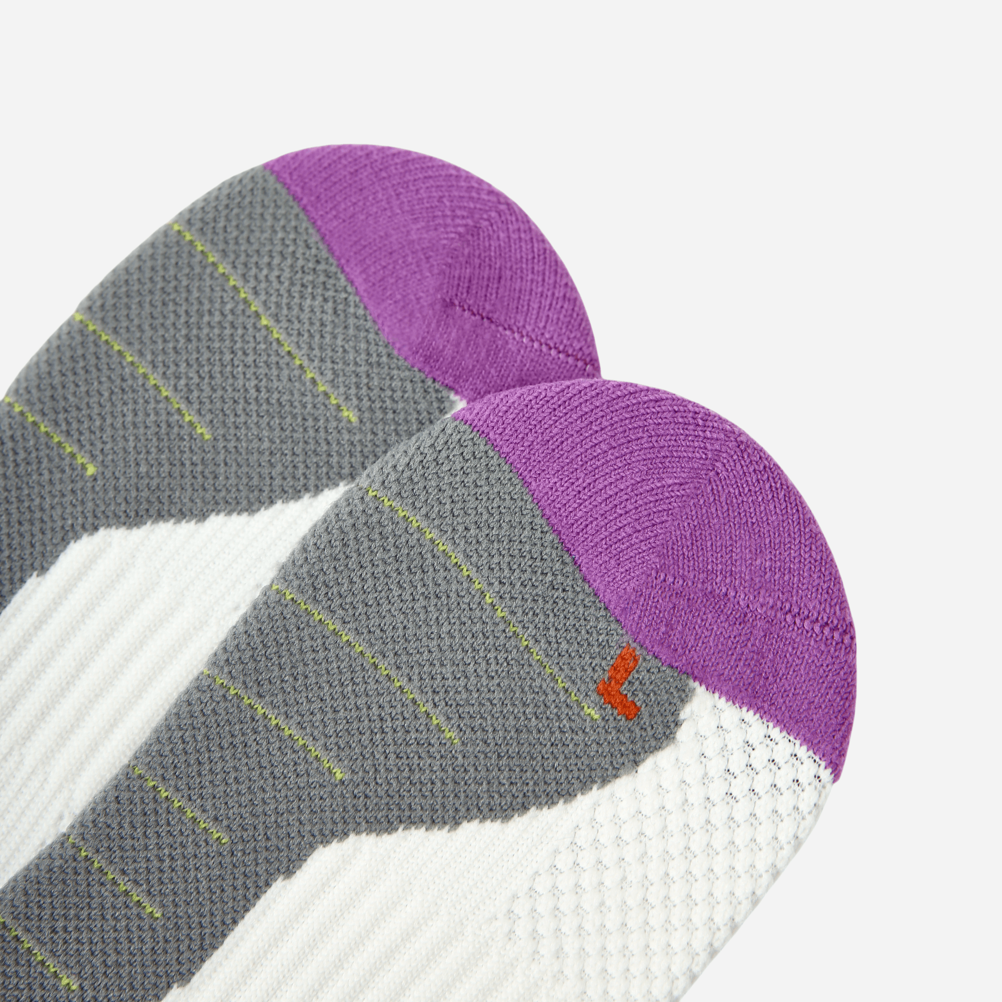 Women's Performance Knee-High Hiking Socks - White & Berry