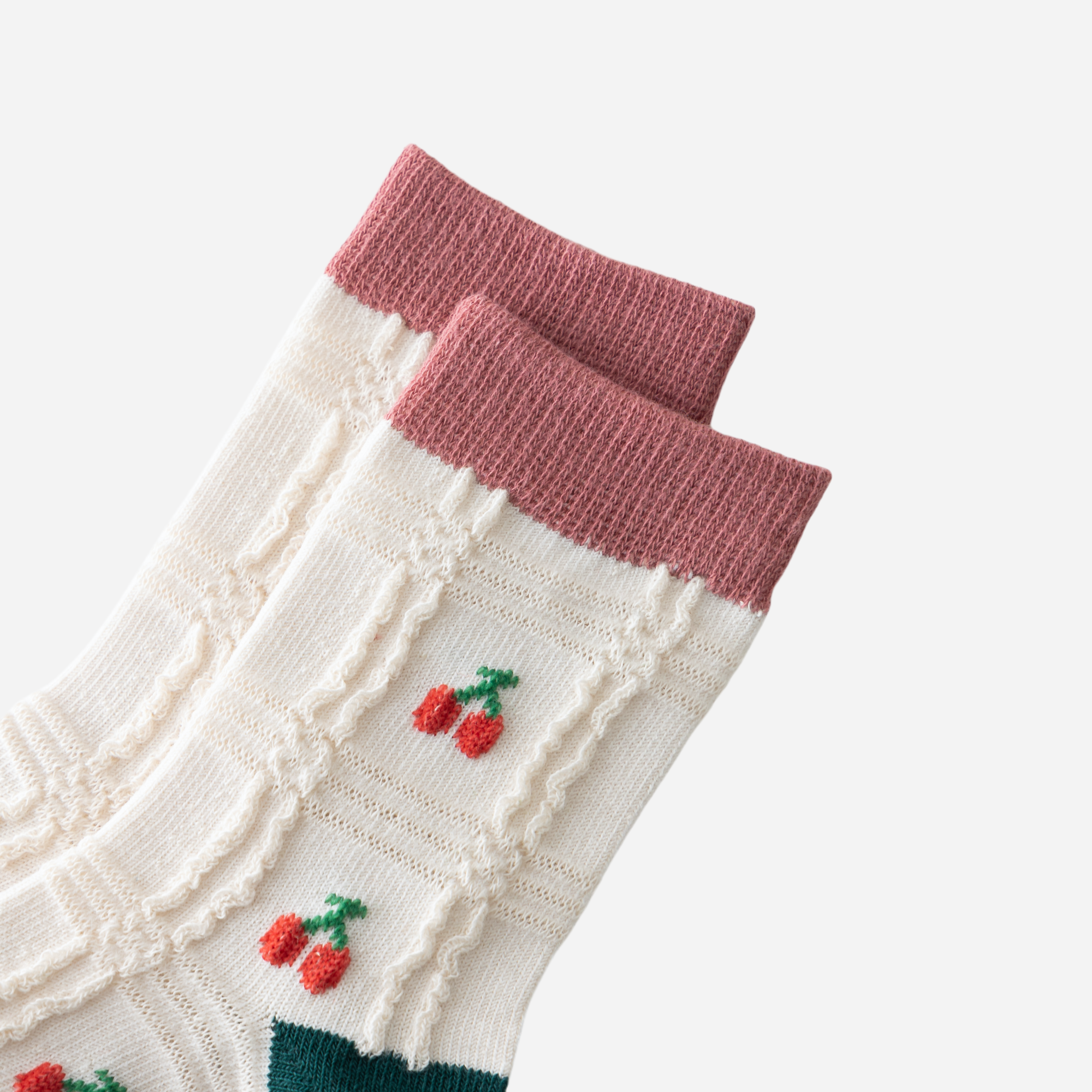 Kid's Girls' Bear & Berry Crew Socks - 5 Pairs