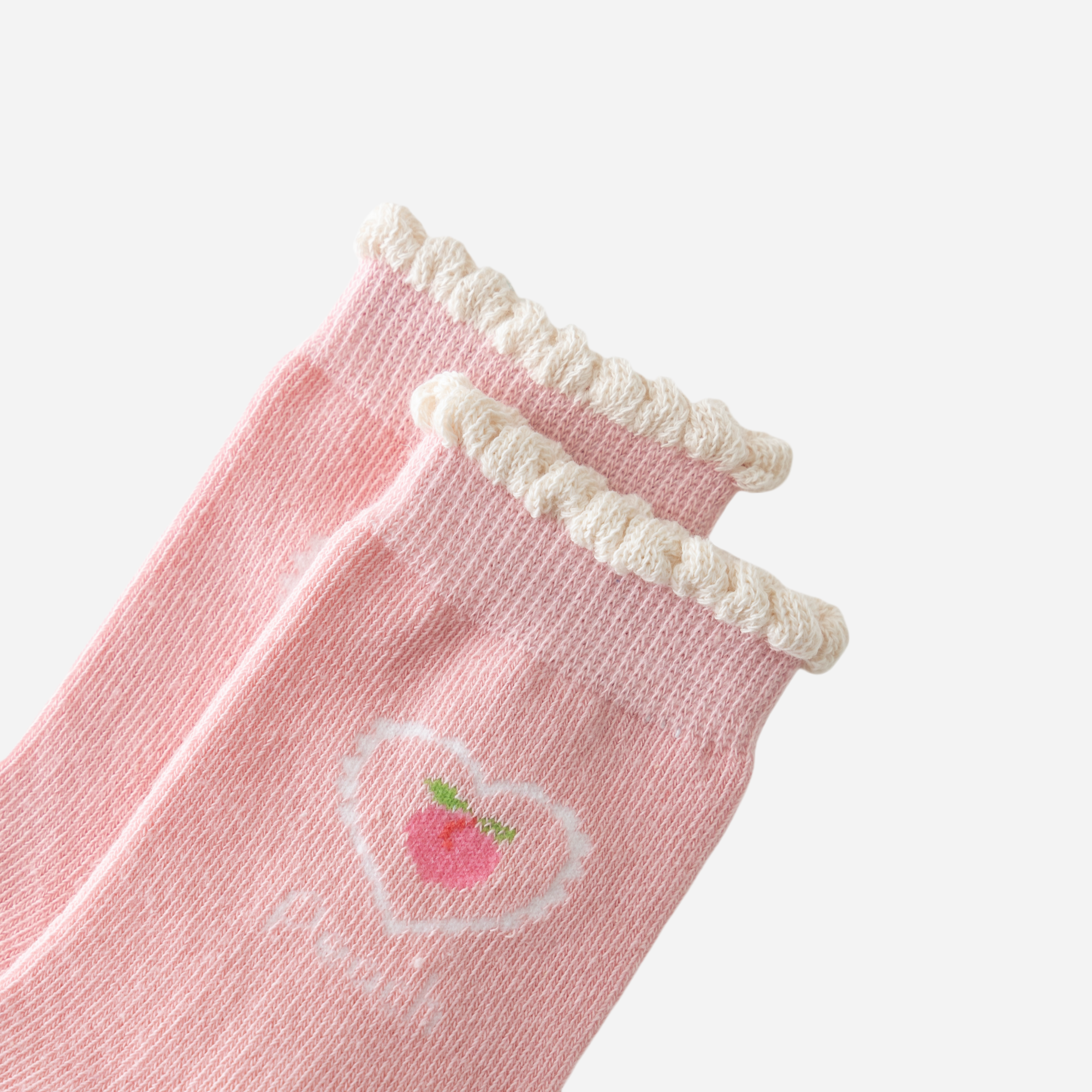 Kid's Girls' Bow & Floral Crew Socks - 5 Pairs