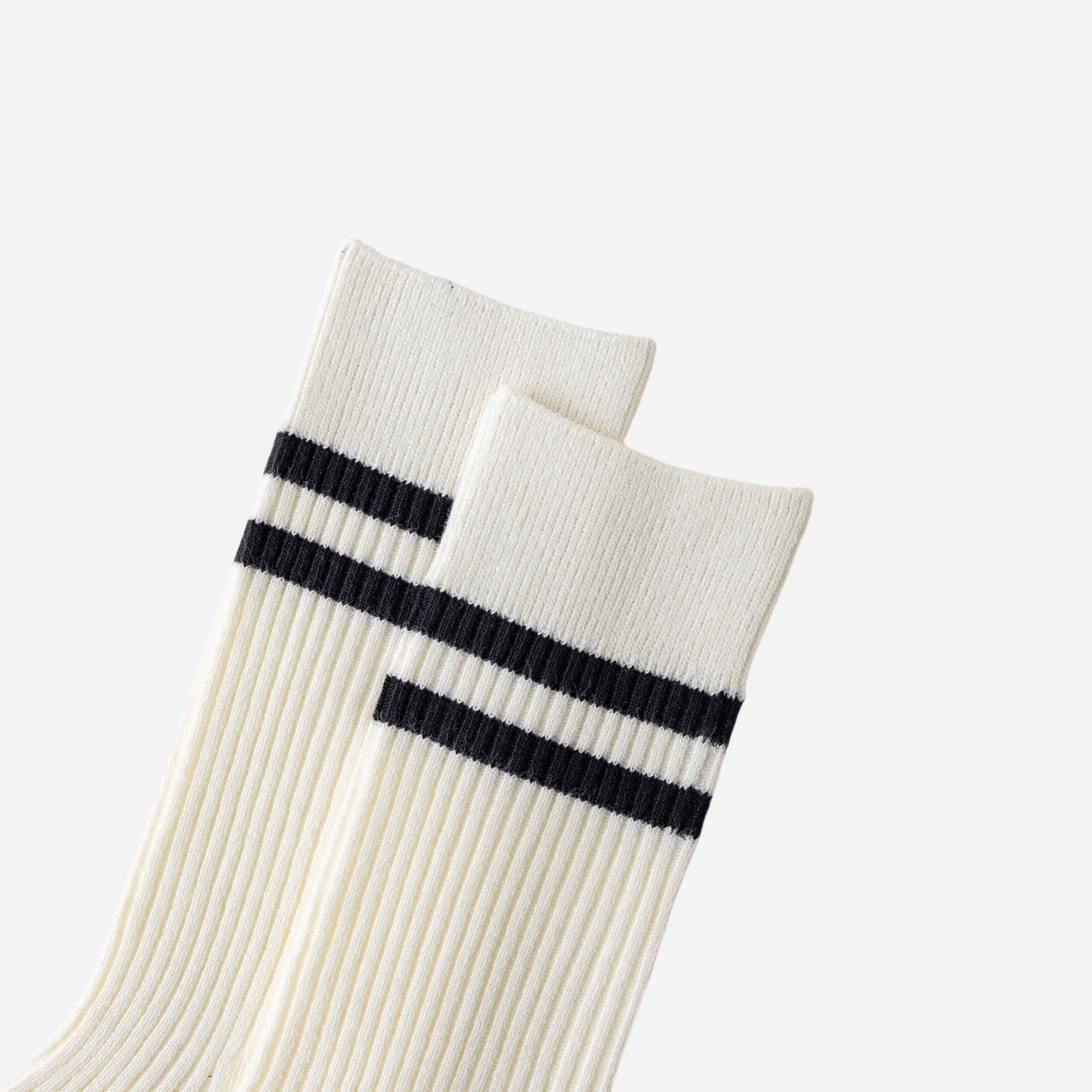 Kid's Retro Stripe Ribbed Socks - 3 Pairs