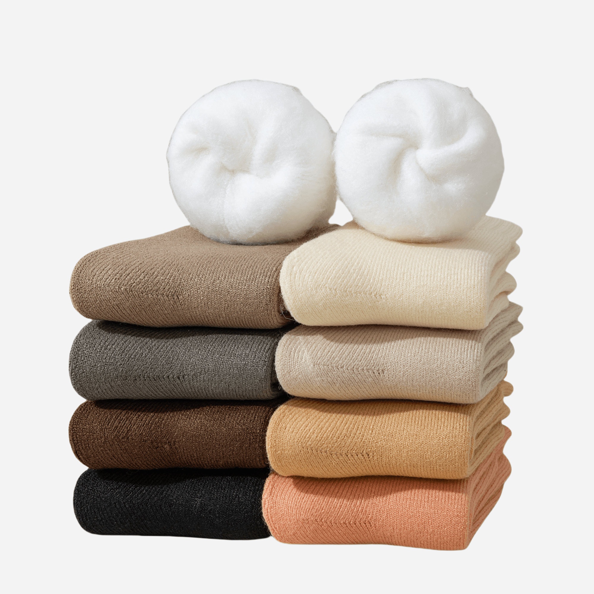 Women's Extra Warm Sherpa Lined Winter Socks - 5 Pairs