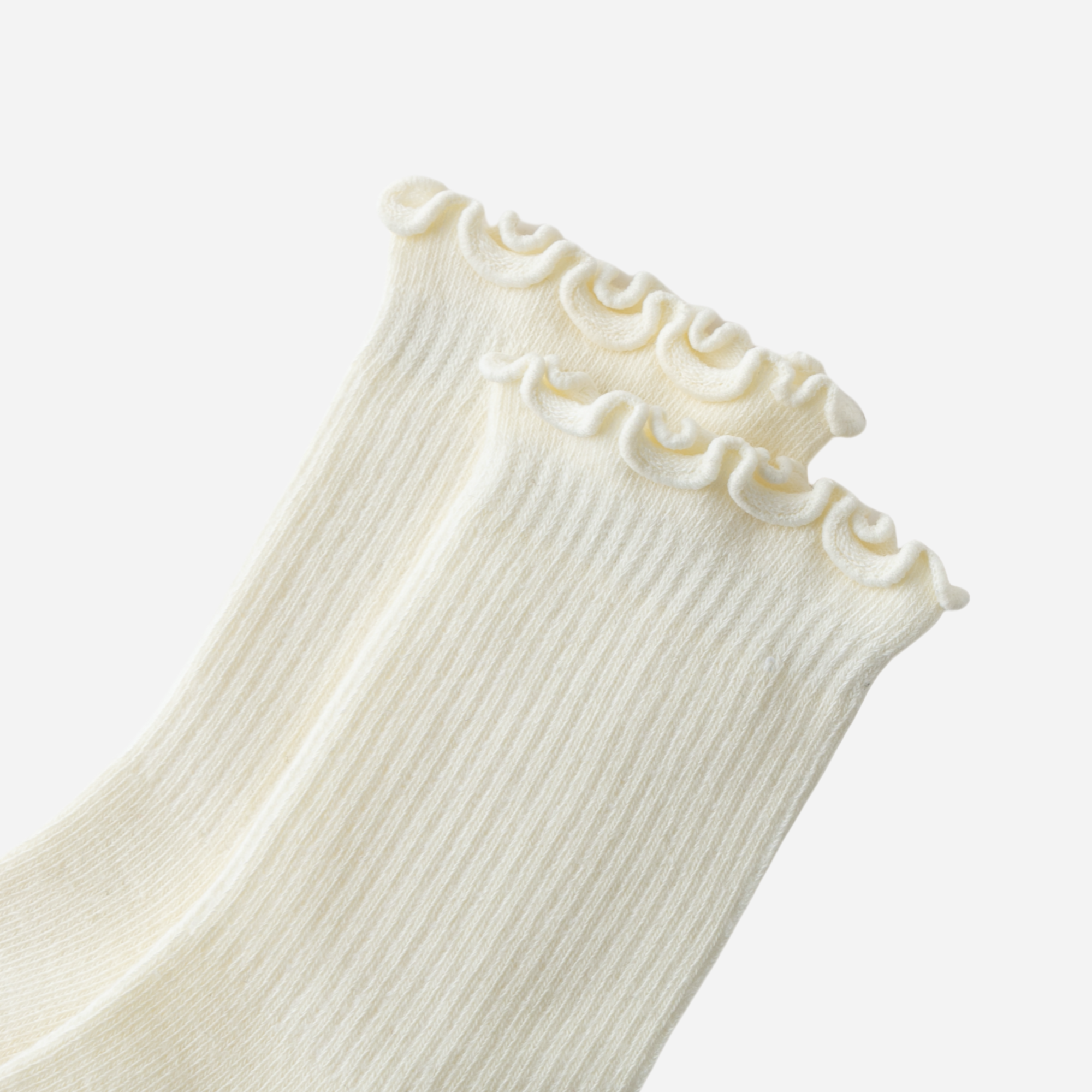 Kid's Lettuce Edge Crew Socks - 5 Pairs