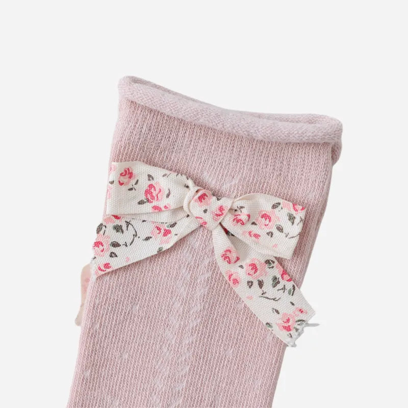 Babies The Floral Bow Knee-Highs-3 Pairs