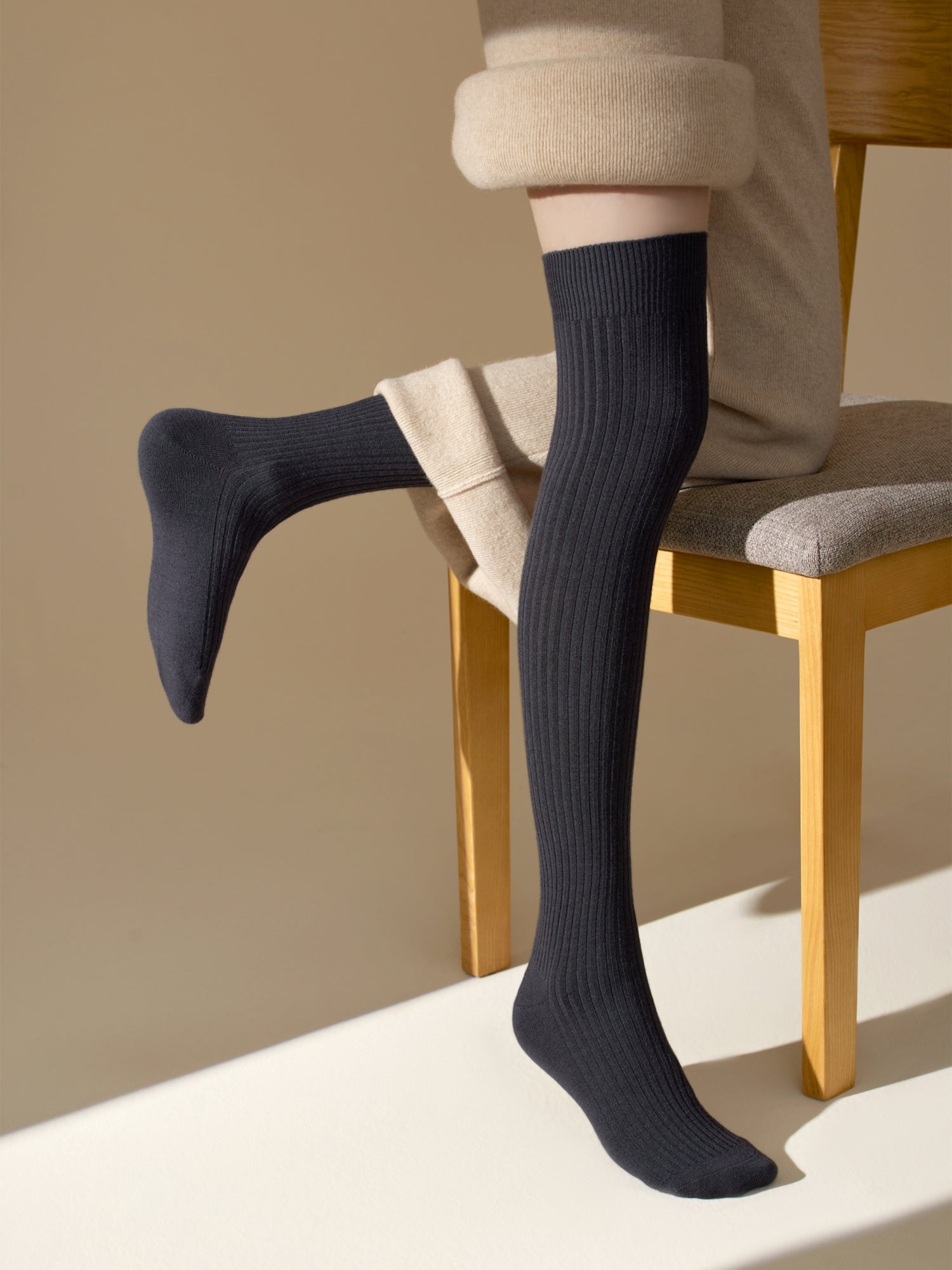 Women's Wool Over-Knee Socks-1 Pack
