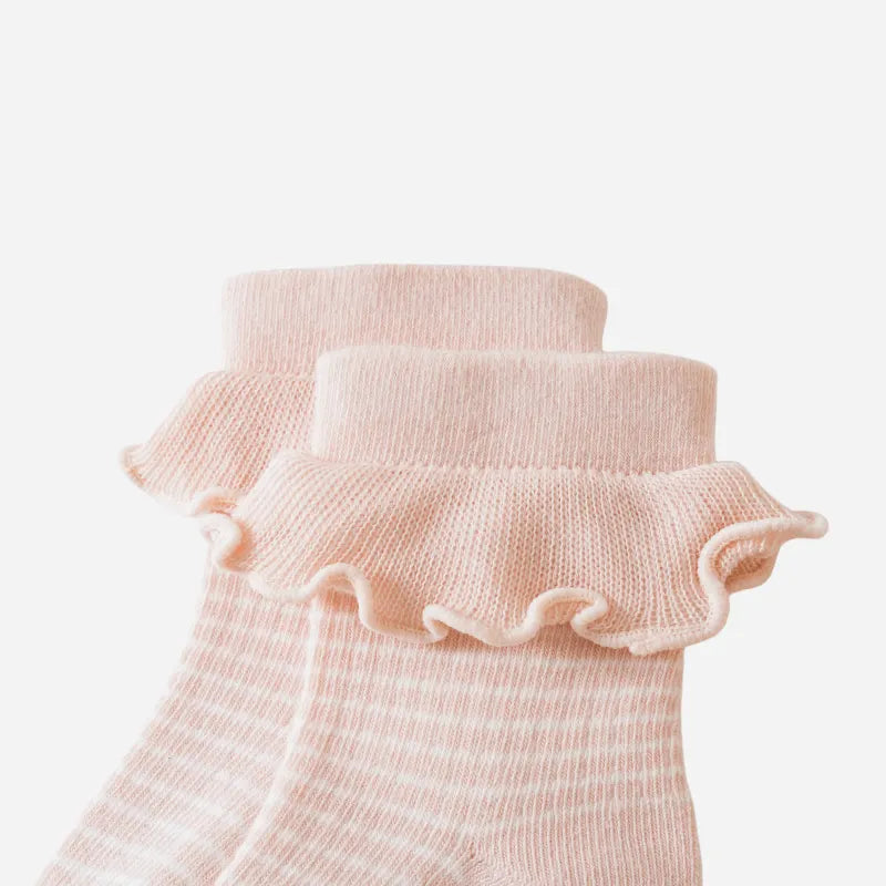 Babies' Ruffled Crew Socks-4 Pairs