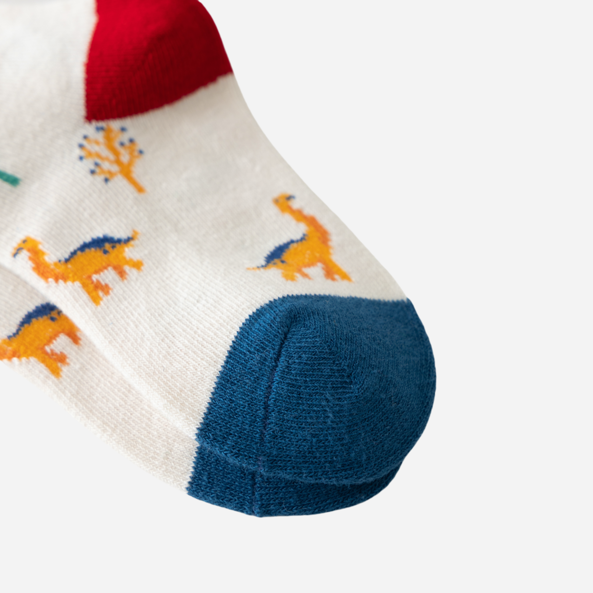 Kid's Boys' Dinosaur & Stripe Crew Socks - 5 Pairs