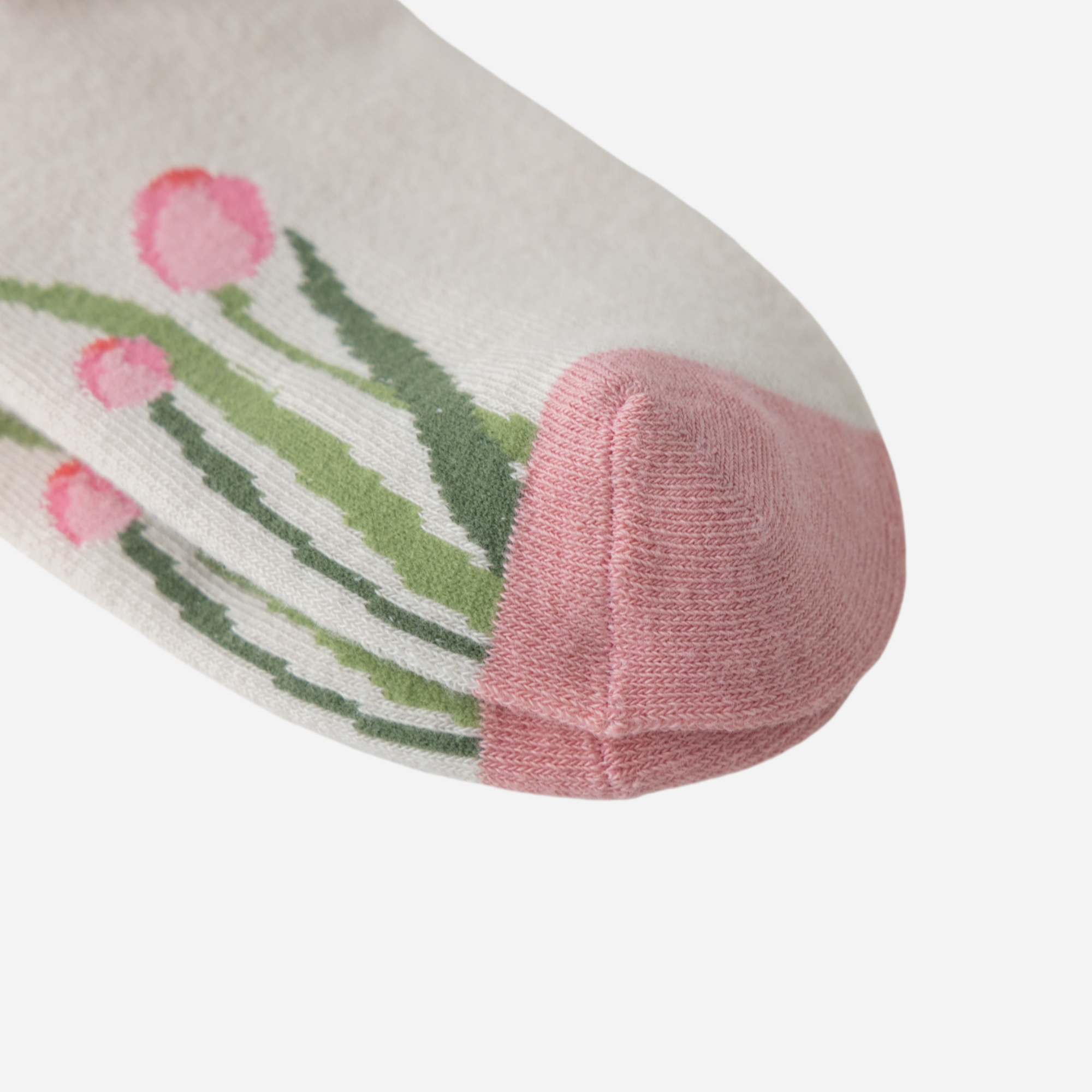 Kid's Girls' Sweet Tulip Floral Knee High Socks - 3 Pairs