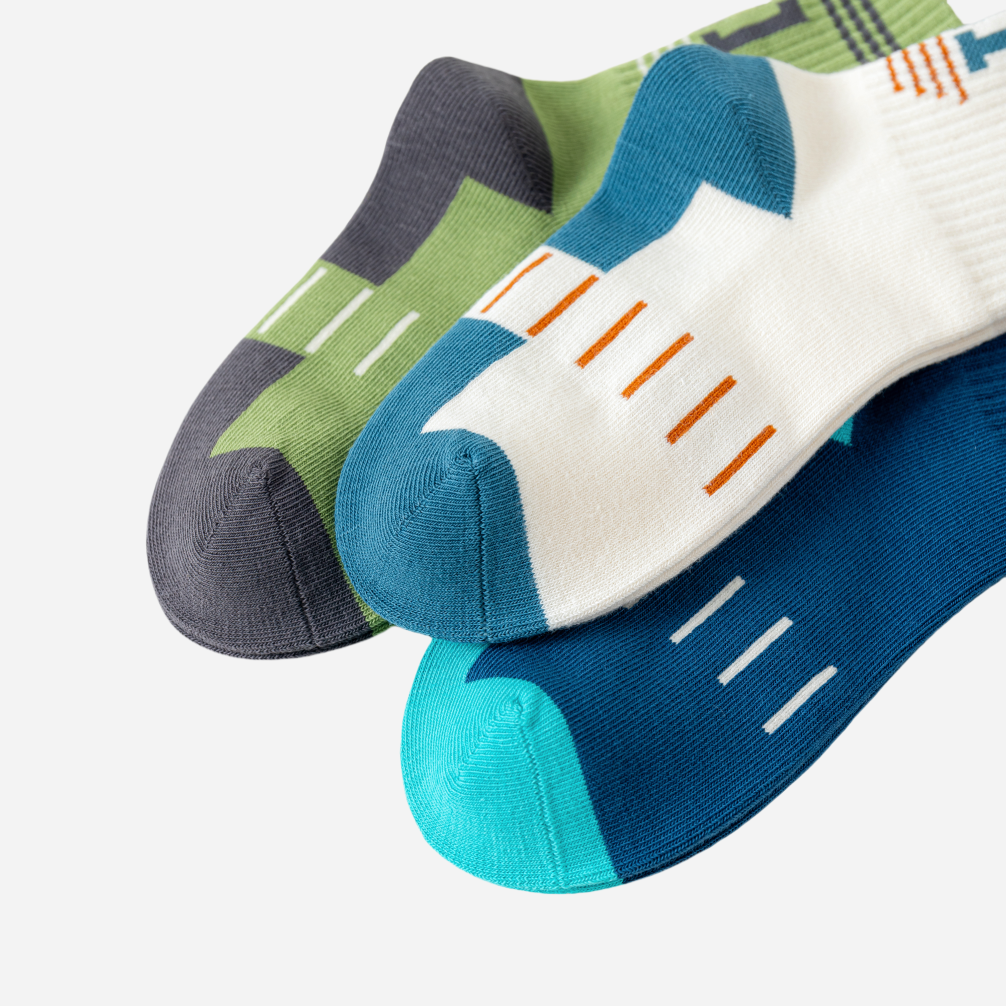 Kid's Graphic Sport Crew Socks - 5 Pairs