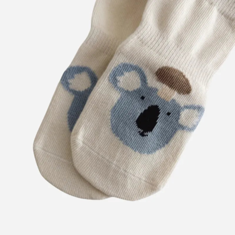 Babies Little Pumpkin Grip Socks-4 Pairs