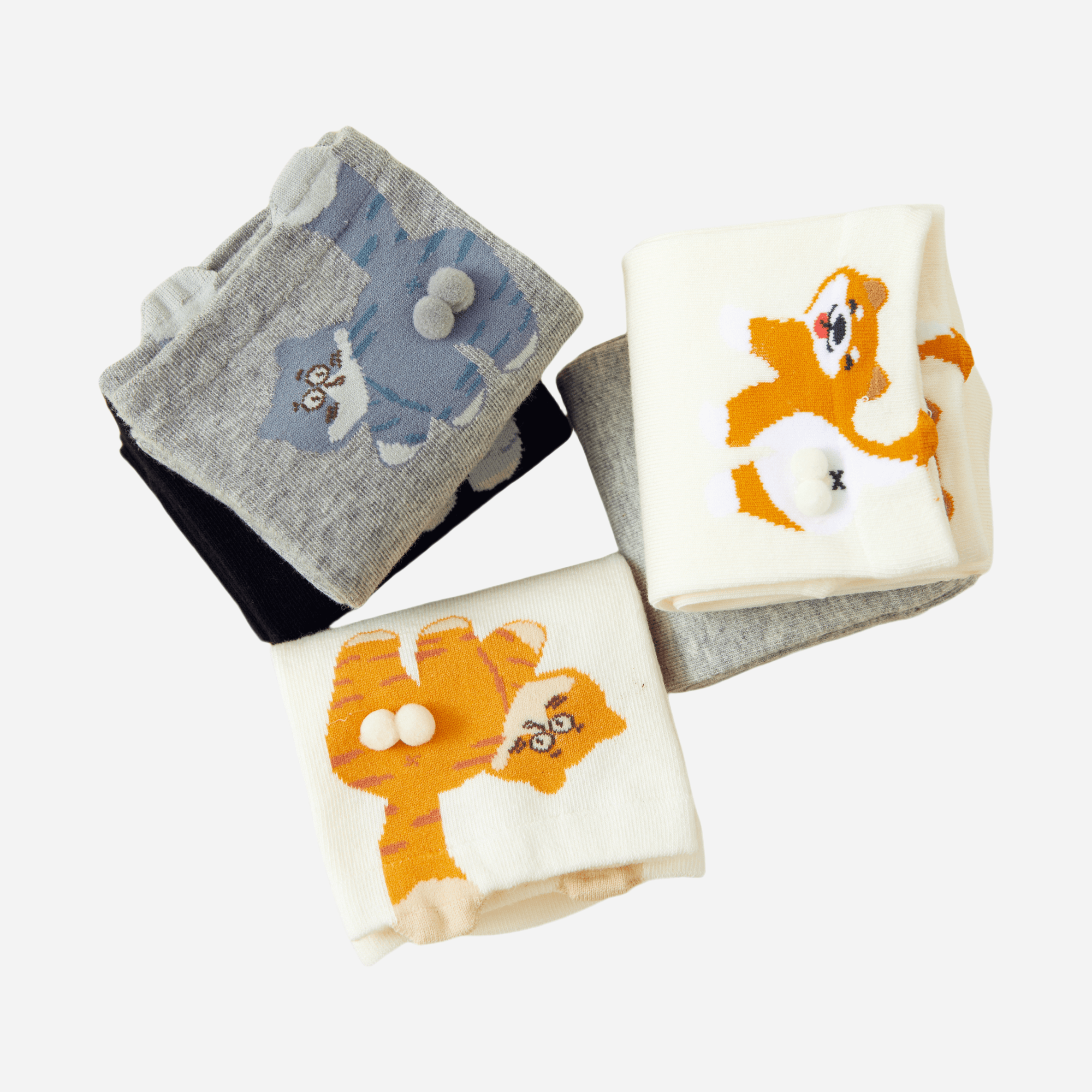 Women's Cute 3D Novelty Animal Socks - Single Pair