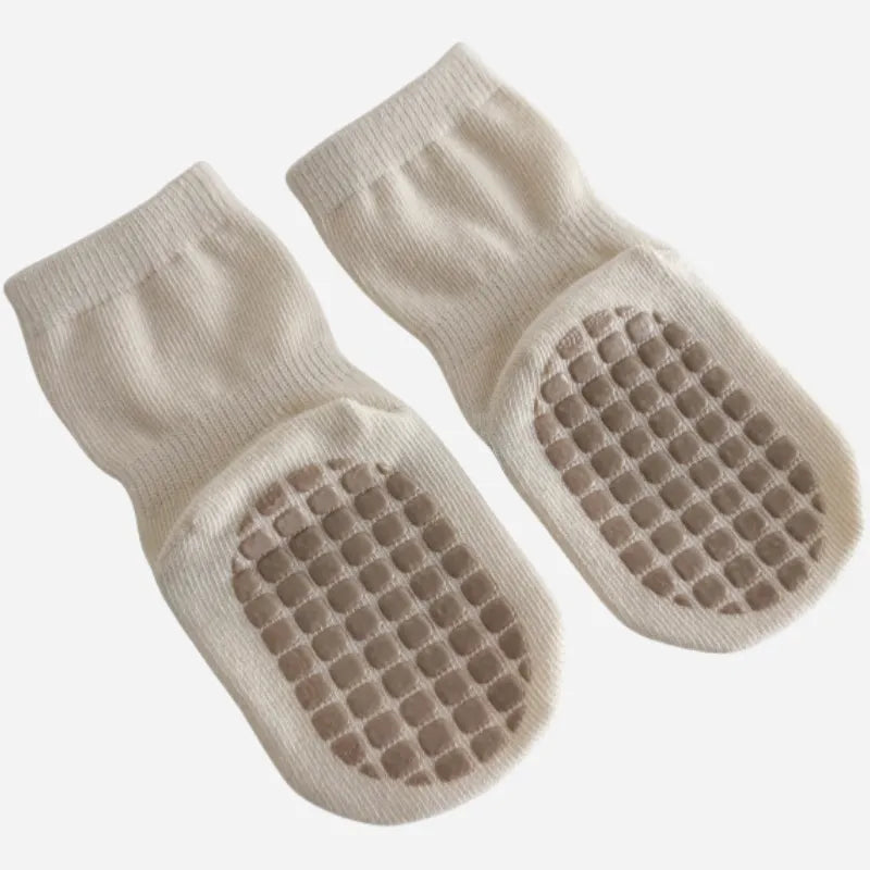 Babies Little Pumpkin Grip Socks-4 Pairs