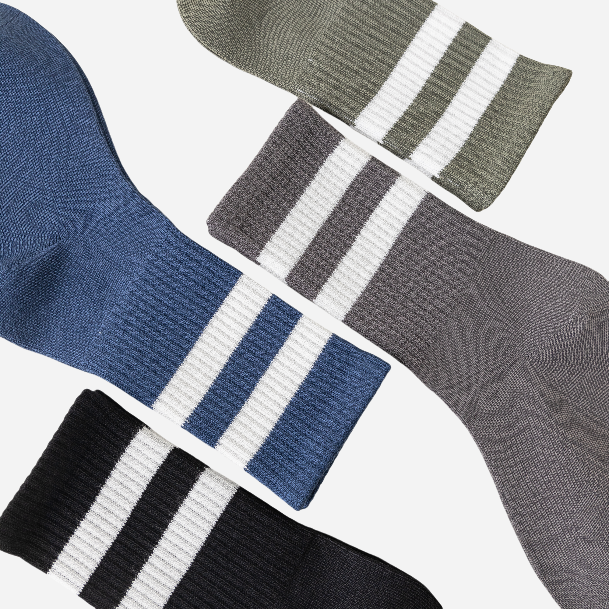 Kid's Heathered Varsity Socks - 4 Pairs