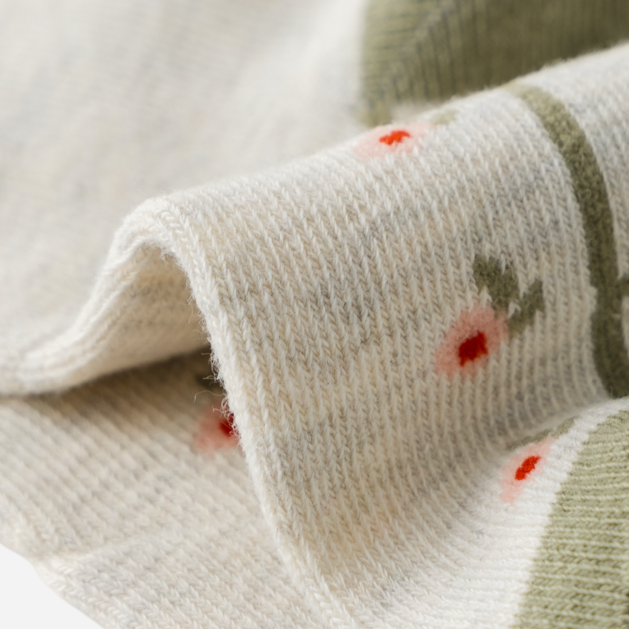 Kid's Girls' Woodland Fawn & Floral Crew Socks - 5 Pairs