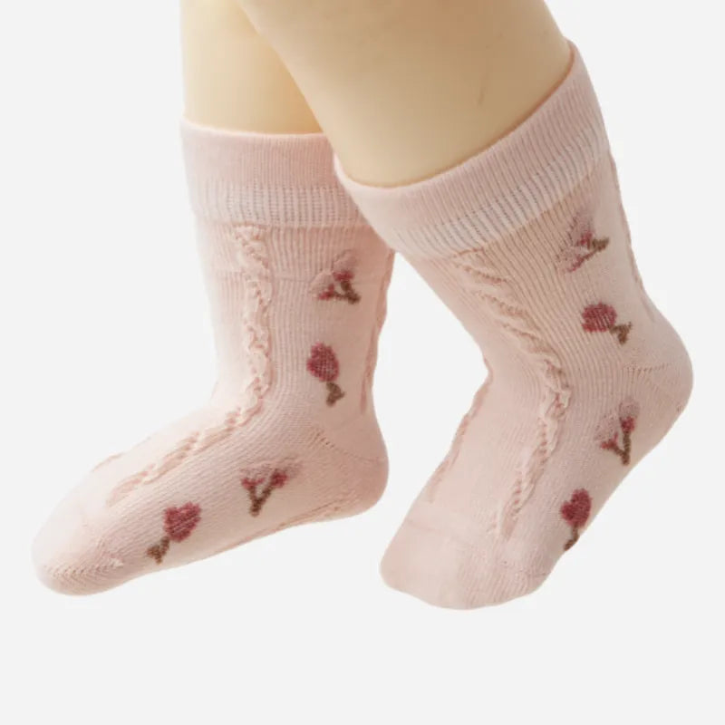 Babies The English Rose Garden Socks-3 Pairs