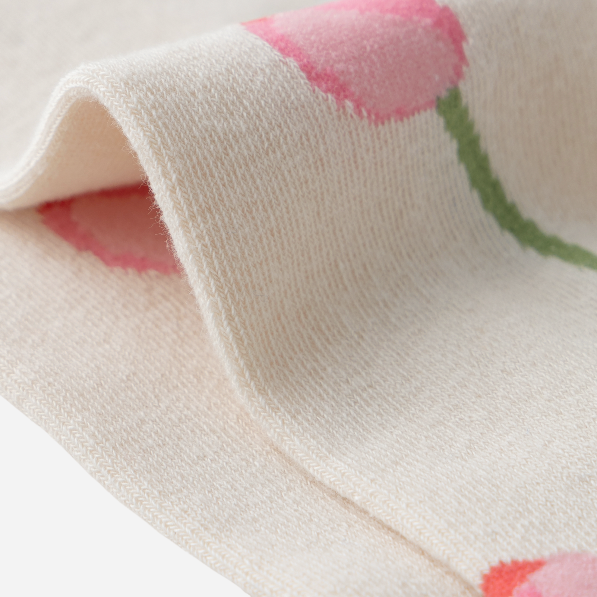 Kid's Girls' Sweet Tulip Floral Knee High Socks - 3 Pairs