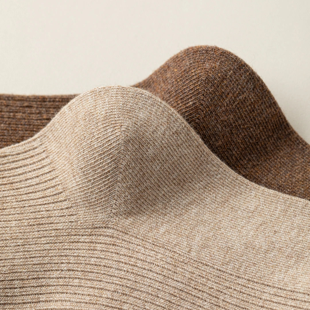 Ribbed Cotton Knee Highs