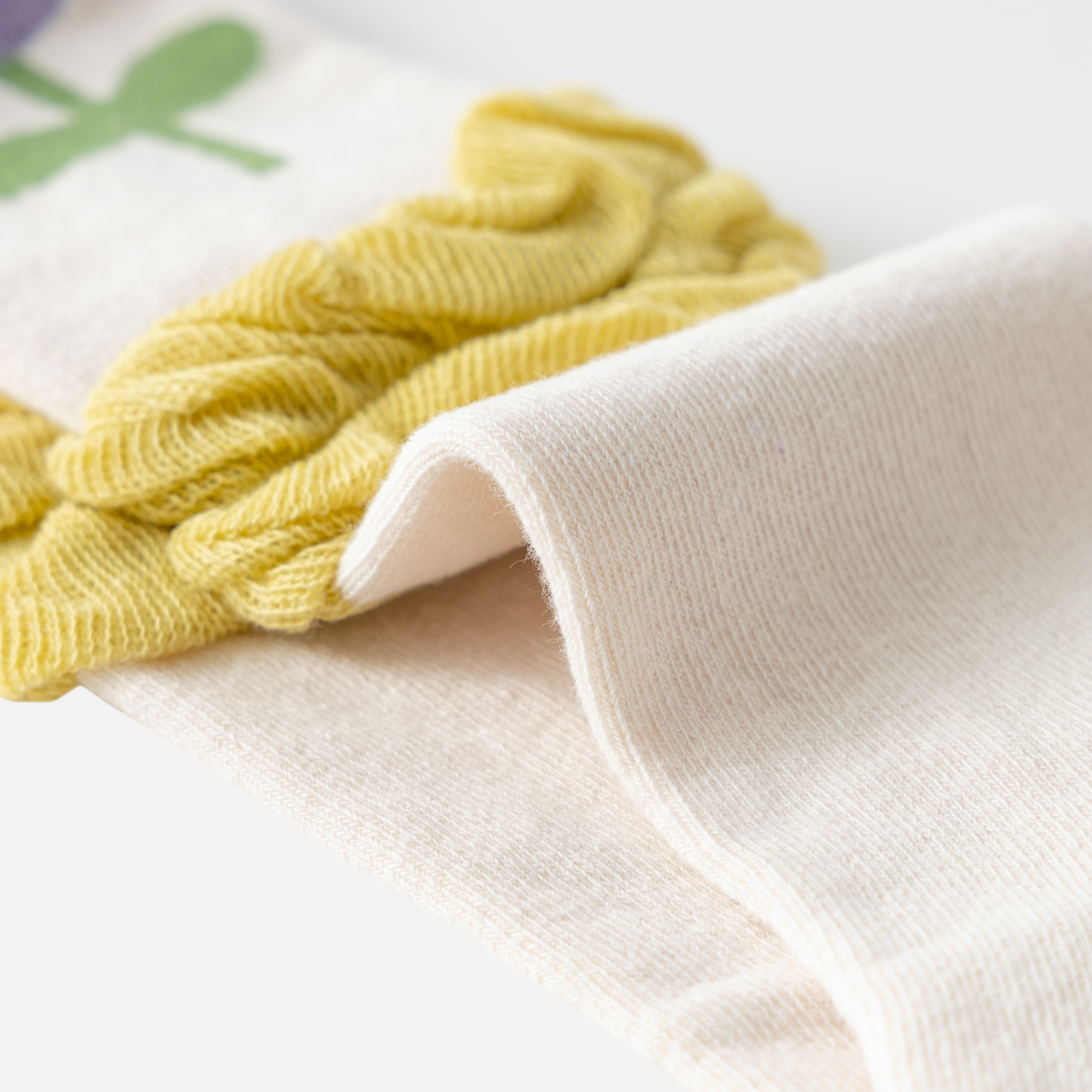 Kid's Girls' Sweet Floral Ruffle Knee High Socks - 3 Pairs