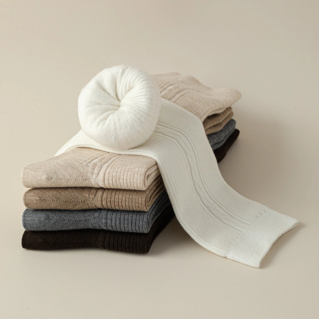 Silk Blend Cable Socks