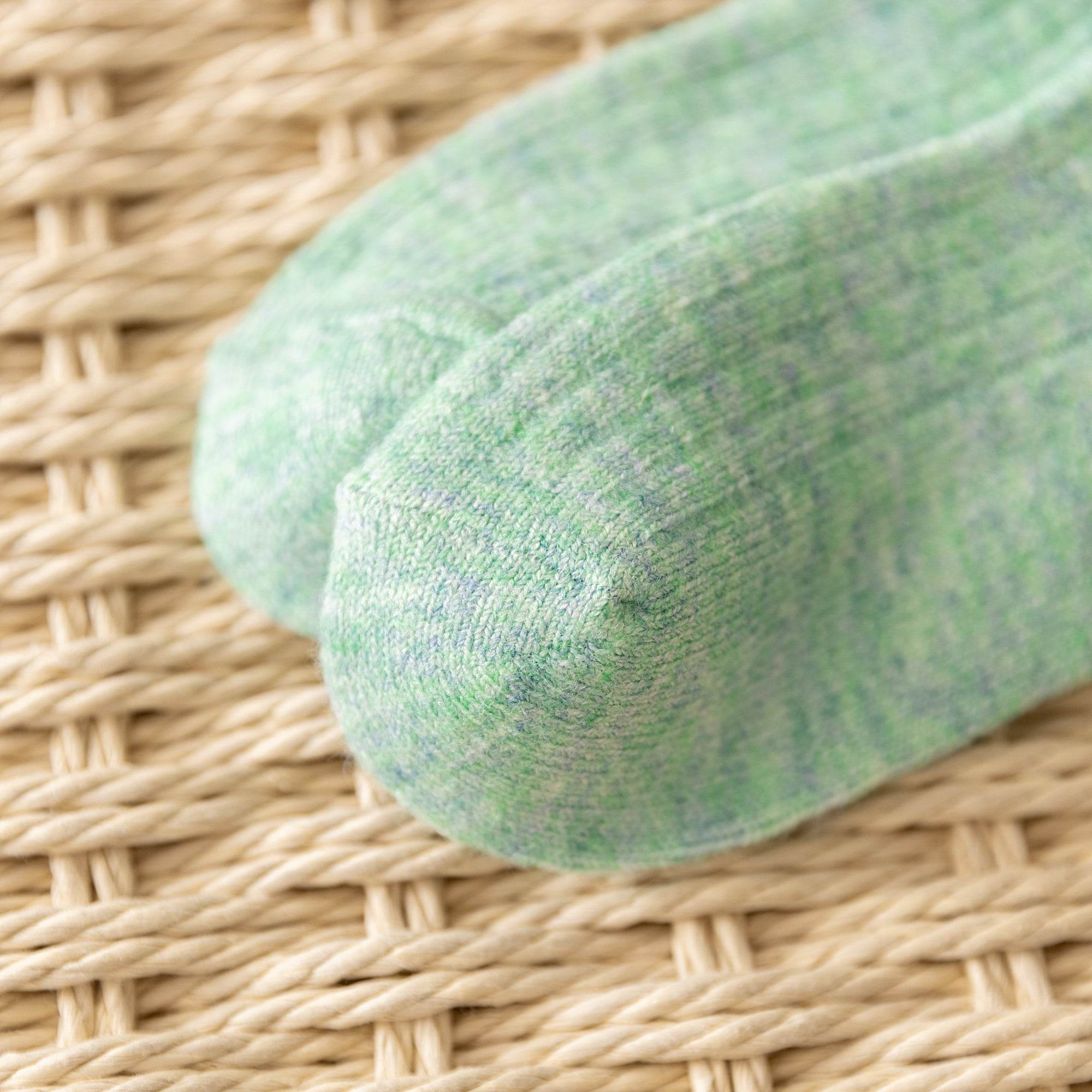 Women's Cozy Heathered Ribbed Crew Socks - 4 Pairs