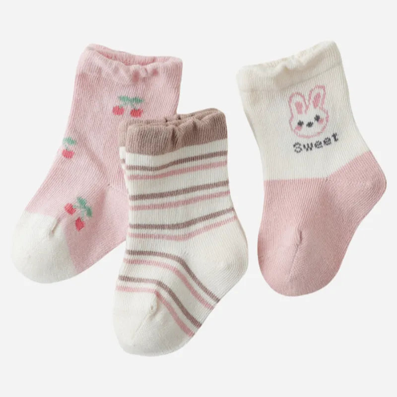 Babies The Sweetie Pie Socks-3 Pairs