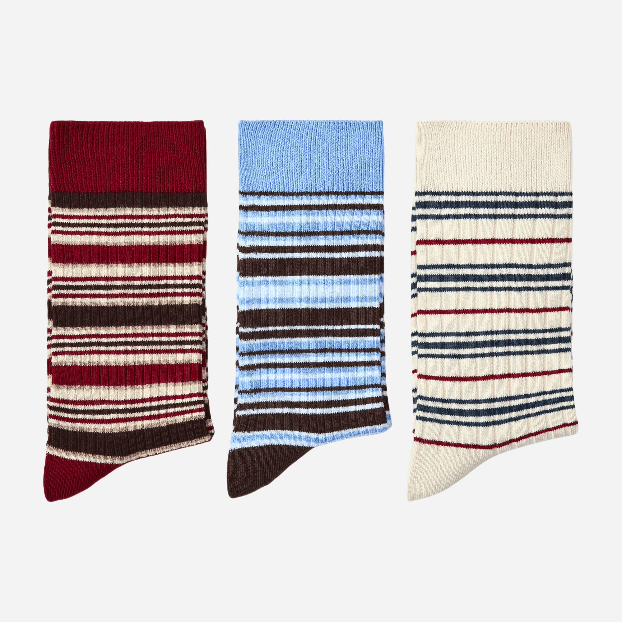 Women's Heritage Striped Socks - 3 pairs
