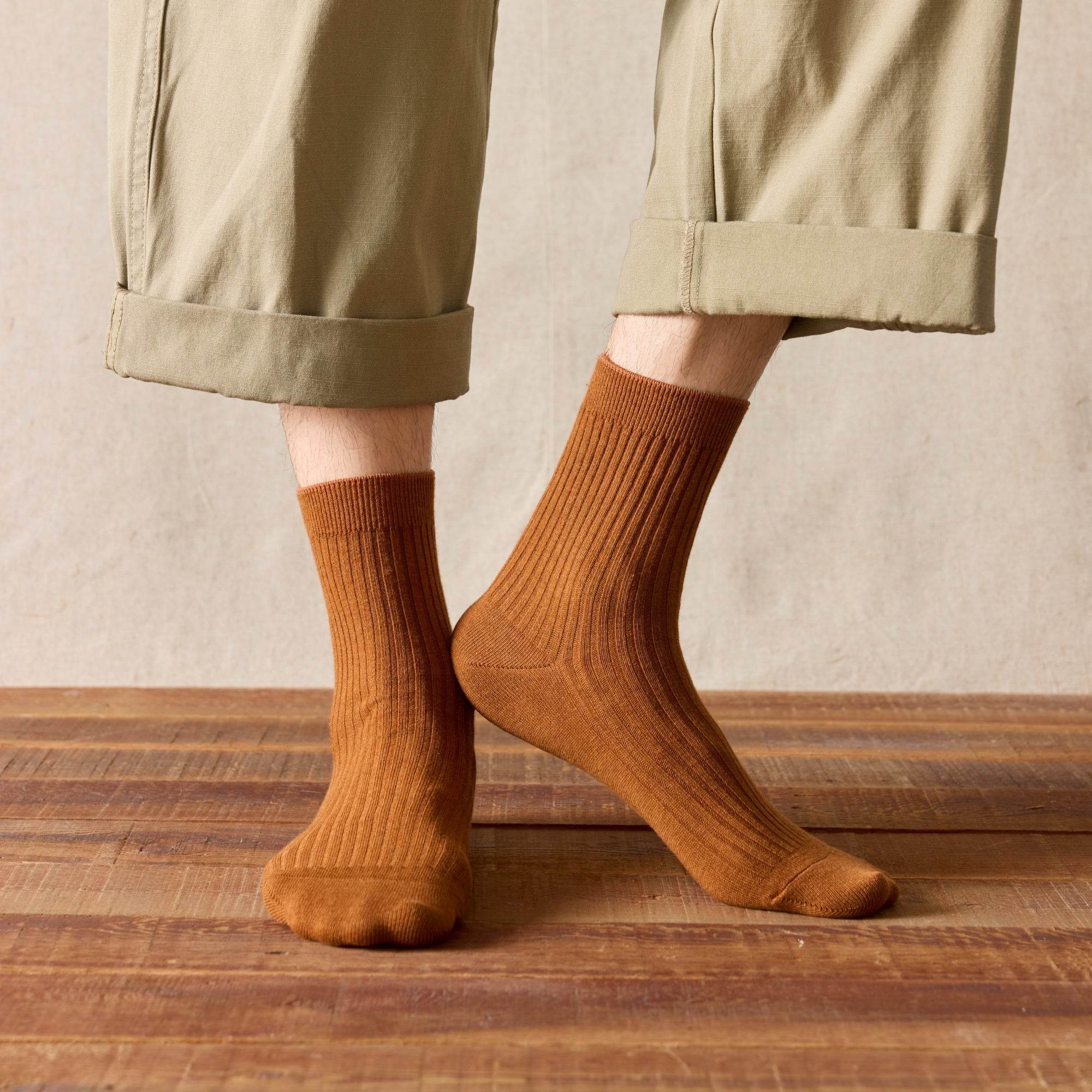 Men's All-Weather Ribbed Socks-5 Pack - Weavasocks