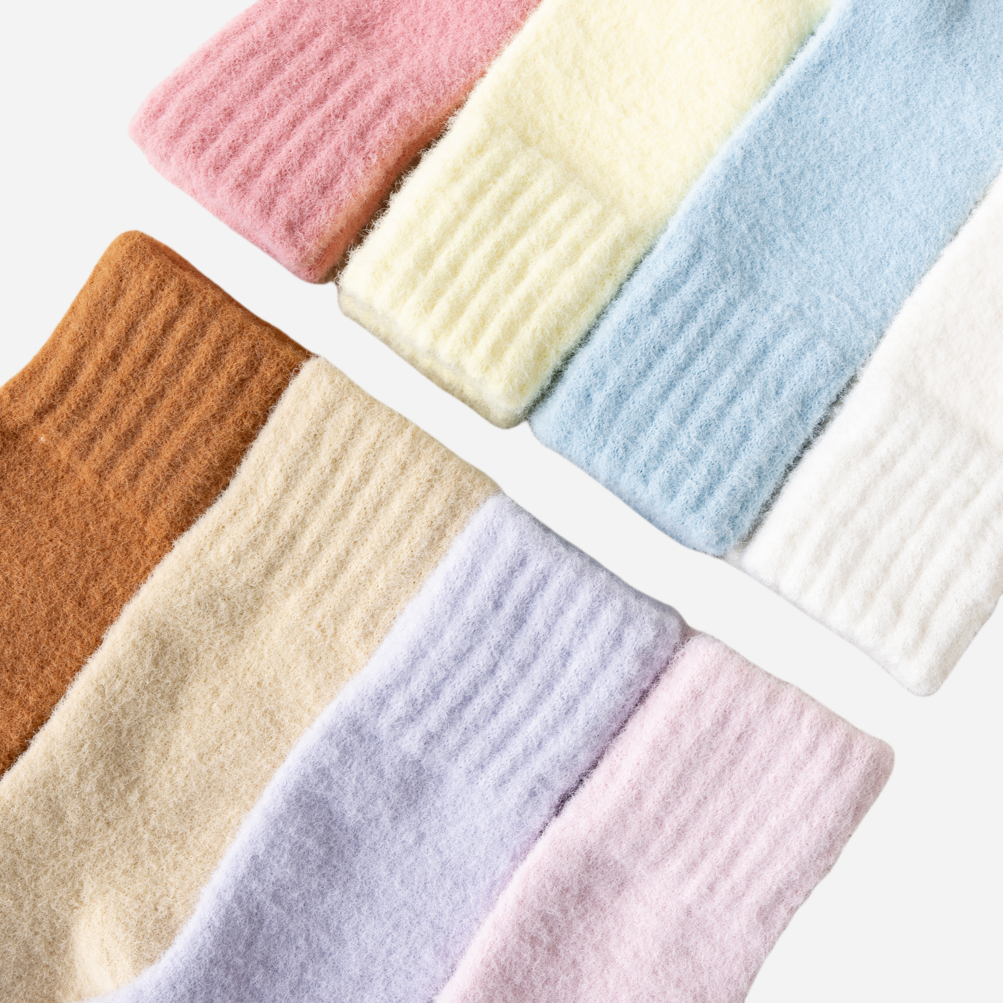 Kid's Ultra Soft Fuzzy Crew Socks - 3 Pairs