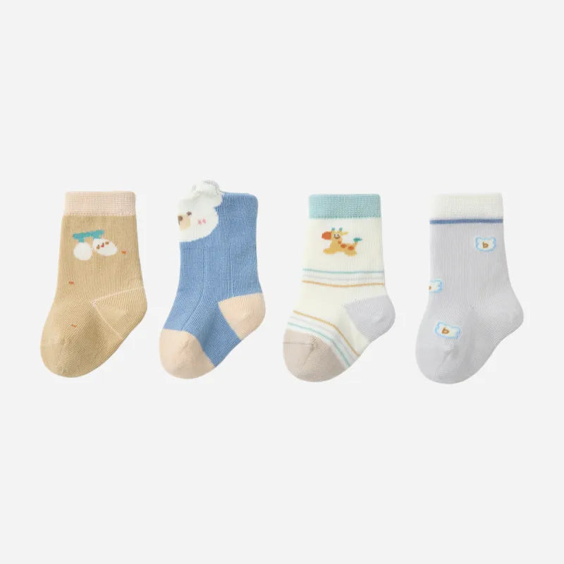 Babies The Circus Crew Socks-4 Pairs