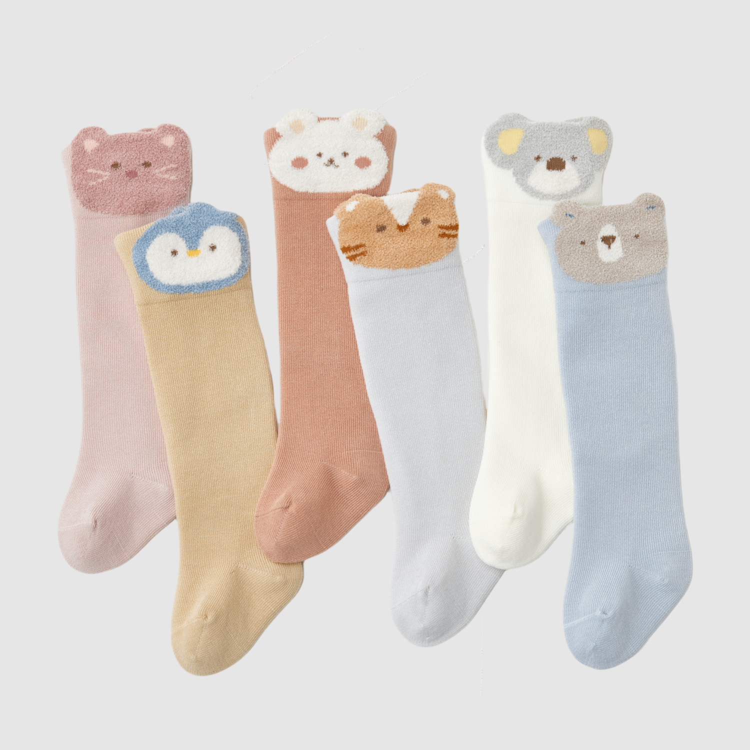 Babies' Cuddle Buddies Knee Socks-3 Pack