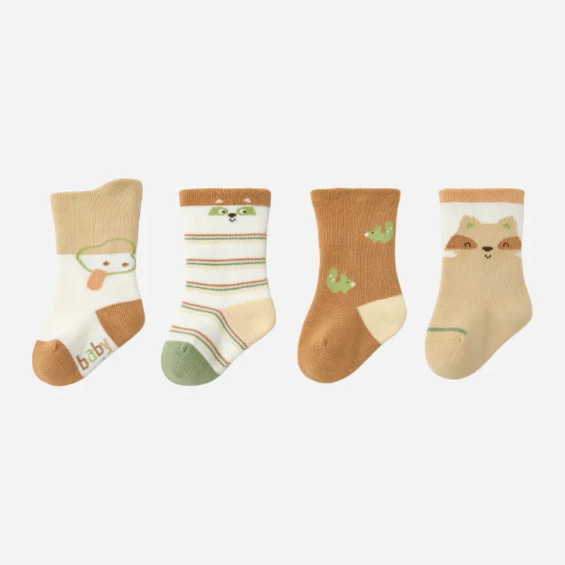 Babies The Little Rascals Socks-4 Pairs