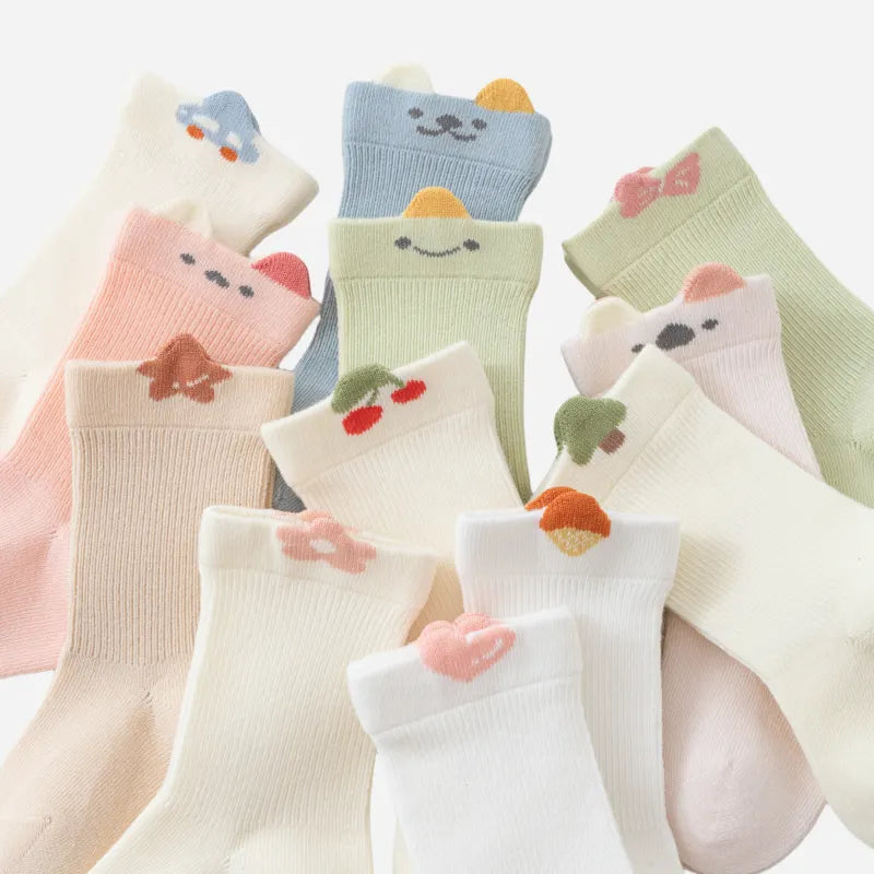 Babies Peekaboo Tab Socks-3 Pairs