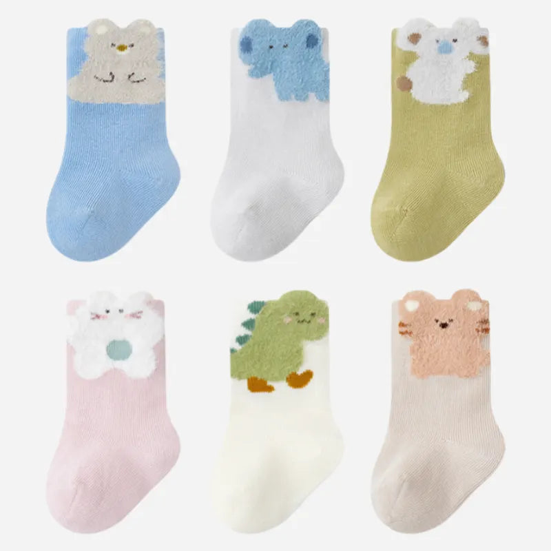 Babies Petting Zoo Socks-3 Pairs